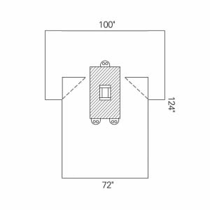 O&M Halyard Inc Halyard Sterile Laparotomy Abdominal Drape, 100 x 72 x 124 Inch