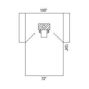 O&M Halyard Inc Halyard Sterile Thyroid EENT Drape, 100 x 72 x 124 Inch