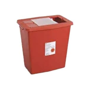 Cardinal SharpSafetyâ„¢ Multi-purpose Sharps Container, 12 Gal., 18.75 x 18.25 x 12.75 Inch