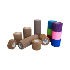 S2S Global Cohesive Bandage Premier Proâ„¢ 1 Inch X 5 Yard Self-Adherent Closure Blue NonSterile Standard Compression