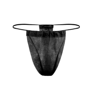 Dukal Reflectionsâ„¢ Spa Thong Panty, Black