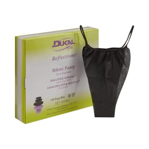 Dukal Reflectionsâ„¢ Disposable Bikini Panty, Black