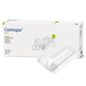Hartmann Island Dressing CosmoporÂ® Steril 4 X 14 Inch Rectangle Sterile Water Resistant Backing