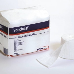 BSN Medical SpecialistÂ® White Cotton / Rayon Undercast Cast Padding, 6 Inch x 4 Yard