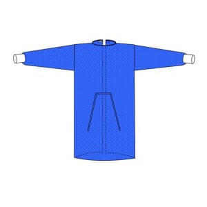 Welmed Protective Procedure Gown Welmed X-Large Blue NonSterile Not Rated Disposable