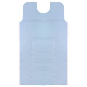 Tidi Products TidiÂ® Everyday Dental Bib, Blue, 29 x 42 Inch