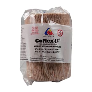 Andover Healthcare Inc CoFlexÂ®Â·LF2 Self-adherent Closure Cohesive Bandage, 4 Inch x 5 Yard