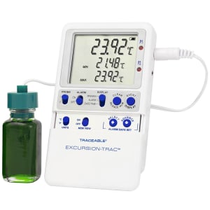 Cole-Parmer/Antylia Scientific TraceableÂ® Excursion-Tracâ„¢ Fridge-Freezer Thermometer w/ Alarm & Datalogger