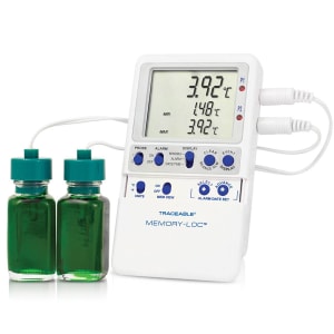 Cole-Parmer/Antylia Scientific TraceableÂ® Memory-Locâ„¢ Refrigerator/Freezer Thermometer with Alarm & Data Logger