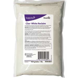 Diversey Laundry Stain Remover Diverseyâ„¢ ClaxÂ® White Reclaim 1 lb. Bag Powder Chlorine Scent