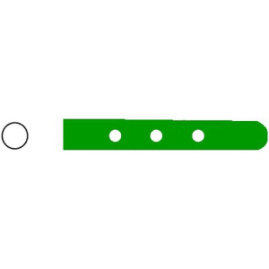 Sklar Instrument Tip Protector SklarTipâ„¢ 7/64 X 3/4 Inch, 3 mm, Green, Vented Tip