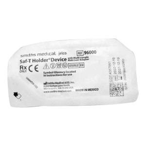 ICU Medical FKA Smiths Medical Jelcoâ„¢ Saf-T HolderÂ® Blood Transfer Device for use with Blood Collection Sets