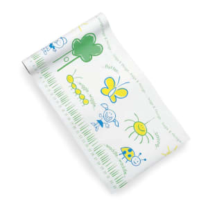 Tidi Products TidiÂ® Crepe Table Paper, 18 Inch x 125 Foot, Print (Bugs and Things)