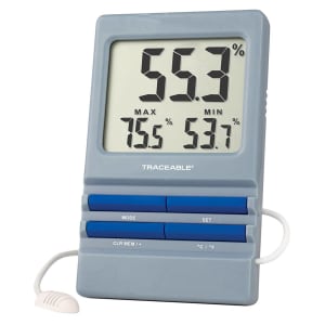 Cole-Parmer/Antylia Scientific TraceableÂ® Hygrometer / Thermometer with Alarm