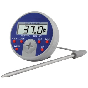 Cole-Parmer/Antylia Scientific TraceableÂ® Full-Scale Plus Laboratory Thermometer with Alarm