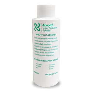 Northfield Manufacturing Fluid Solidifier Absorb! 1,200 cc Bottle 23.5 oz.