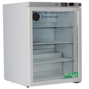 Horizon Scientific Inc Undercounter Refrigerator ABSÂ® Laboratory Use 5.2 cu.ft. 1 Swing Glass Door Cycle Defrost