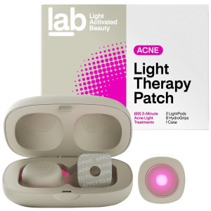 LED Technologies Inc LAB Acne Light Therapy Patch Acne Treatments w/ 2 Lightpods, 8 Hydrogrips, Case