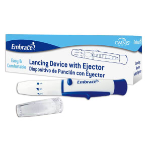 Omnis Health EmbraceÂ® Lancing Device with Ejector