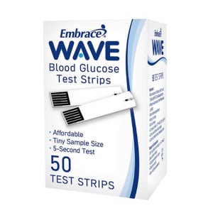 Omnis Health EmbraceWave+ Blood Glucose Test Strips