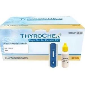 CLIAWAIVED INC Thyroid Testing Test Kit ThyroChekÂ® Thyroid Stimulating Hormone (TSH) 20 Tests CLIA Waived