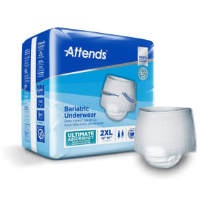 Attends Healthcare Products AttendsÂ® Bariatric Protective Underwear, 2X-Large