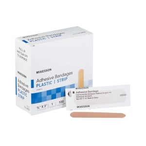 3M Company Waterproof Adhesive Strip Nexcareâ„¢ Plastic / Foam Tan 3 X 4 Inch NonSterile