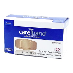 ASO LLC Carebandâ„¢ Tan Adhesive Strip, 2 x 4 Inch