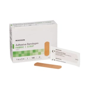 ASO LLC Adhesive Strip Carebandâ„¢ Fabric Tan 1 X 3 Inch Sterile
