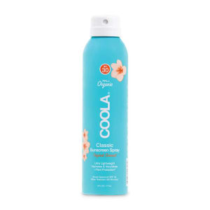 COOLA LLC CoolaÂ® Clear Body Sunscreen Spray SPF 30 Tropical Coconut Scent, 6-ounce Can