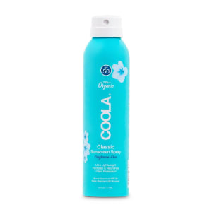 COOLA LLC CoolaÂ® Classic Body Sunscreen Spray SPF 50 Fragrance Free, 6-ounce Aerosol Can