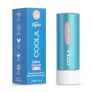 COOLA LLC CoolaÂ® Tinted LipluxÂ® Sunscreen SPF 30, 0.15-ounce Tube