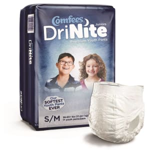 Attends Healthcare Products ComfeesÂ® DriNiteÂ® Juniors Absorbent Underwear, Small / Medium