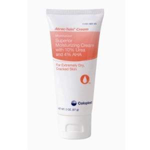 Medline Atrac-TainÂ® Cream, Unscented Hand and Body Moisturizer, CHG-Compatible, 2 oz.
