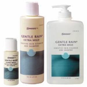 Medline Coloplast Gentle Rain Shampoo and Body Wash, Scented, 4-ounce Flip Top Bottle
