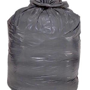 Colonial Bag Corp Colonial Bag Extra Heavy Duty Super Hex Trash Bag, Gray, 56 gal.