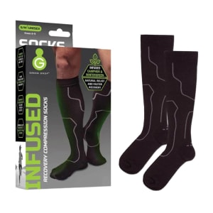 Body After Baby Compression Socks CAPA Knee High Small Black Closed Toe