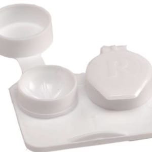 Wilson Ophthalmic Corp HilcoVisionâ„¢ White Contact Lens Case