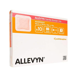 Solventum Corporation Foam Dressing KerraFoamâ„¢ Gentle Border 4 X 8 Inch With Border Film Backing Silicone Adhesive Rectangle Sterile