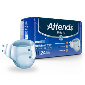 Attends Healthcare Products AttendsÂ® Briefs Youth/Small
