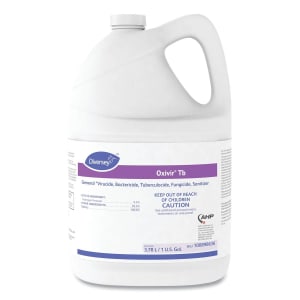 Essendant Co/United Stationers Surface Disinfectant Cleaner Diverseyâ„¢ OxivirÂ® Tb Peroxide Based Manual Pour Liquid 1 gal. Jug Cherry Almond Scent NonSterile