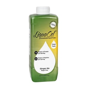 Global Health Products LiquaCelÂ® Ginger Ale Concentrated Liquid Protein, Sugar Free, 32-ounce Bottle