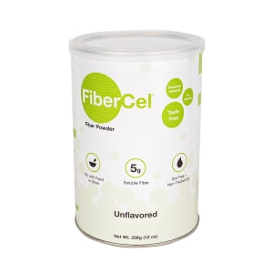 Global Health Products FiberCel Fiber Powder, 12-ounce Can
