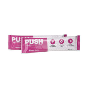 Global Health Products Oral Supplement PUSH Collagen Dipeptide Concentrate Mixed Berry Flavor Powder 7.4 Gram Individual Packet