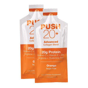 Global Health Products Oral Supplement PUSH 20+ Orange Flavor Liquid 1.25 oz. Individual Packet