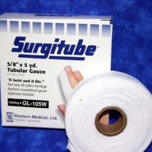 Gentell SurgitubeÂ® Tubular Retainer Dressing, 5/8 Inch x 5 Yard