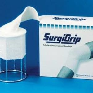 Gentell SurgigripÂ® Pull On Elastic Tubular Support Bandage, 6-3/4 Inch x 11 Yard