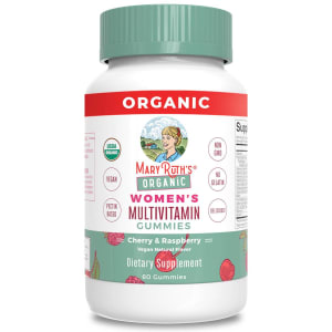 MRO MaryRuth LLC Multivitamin Supplement Mary Ruth'sÂ® Organic Women's Vitamin A / C / D / E 450 mcg - 20 mg - 6 mcg - 7 mg Strength Gummie 60 Per Bottle Strawberry Flavor