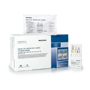 Confirm Biosciences Drugs of Abuse Test Kit DrugConfirmâ„¢ BZO, COC, mAMP/MET, OPI, THC 25 Tests CLIA Waived