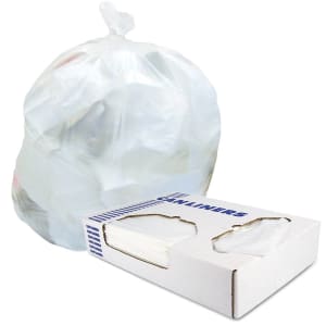 Essendant Co/United Stationers Heritageâ„¢ Extra Heavy Duty Trash Bag, White, 30-gallon Capacity